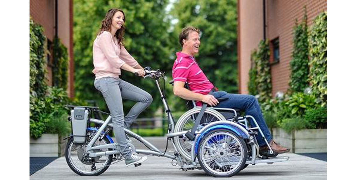 Aspasso la bicicletta per persone disabili